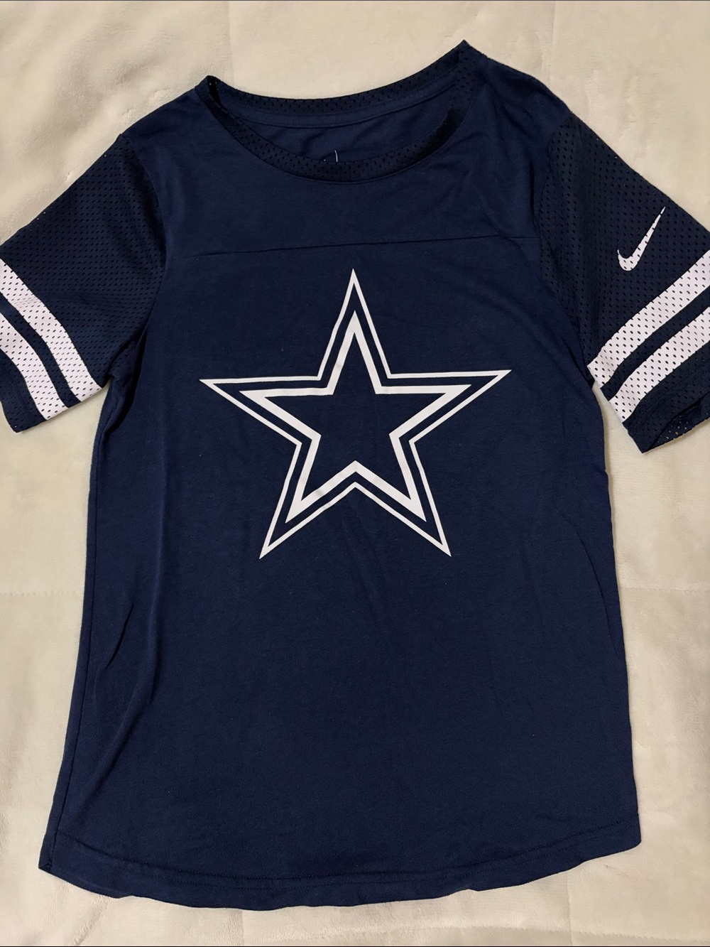 Nike Womens Navy Dallas Cowboys Star Short-Sleeve Tee